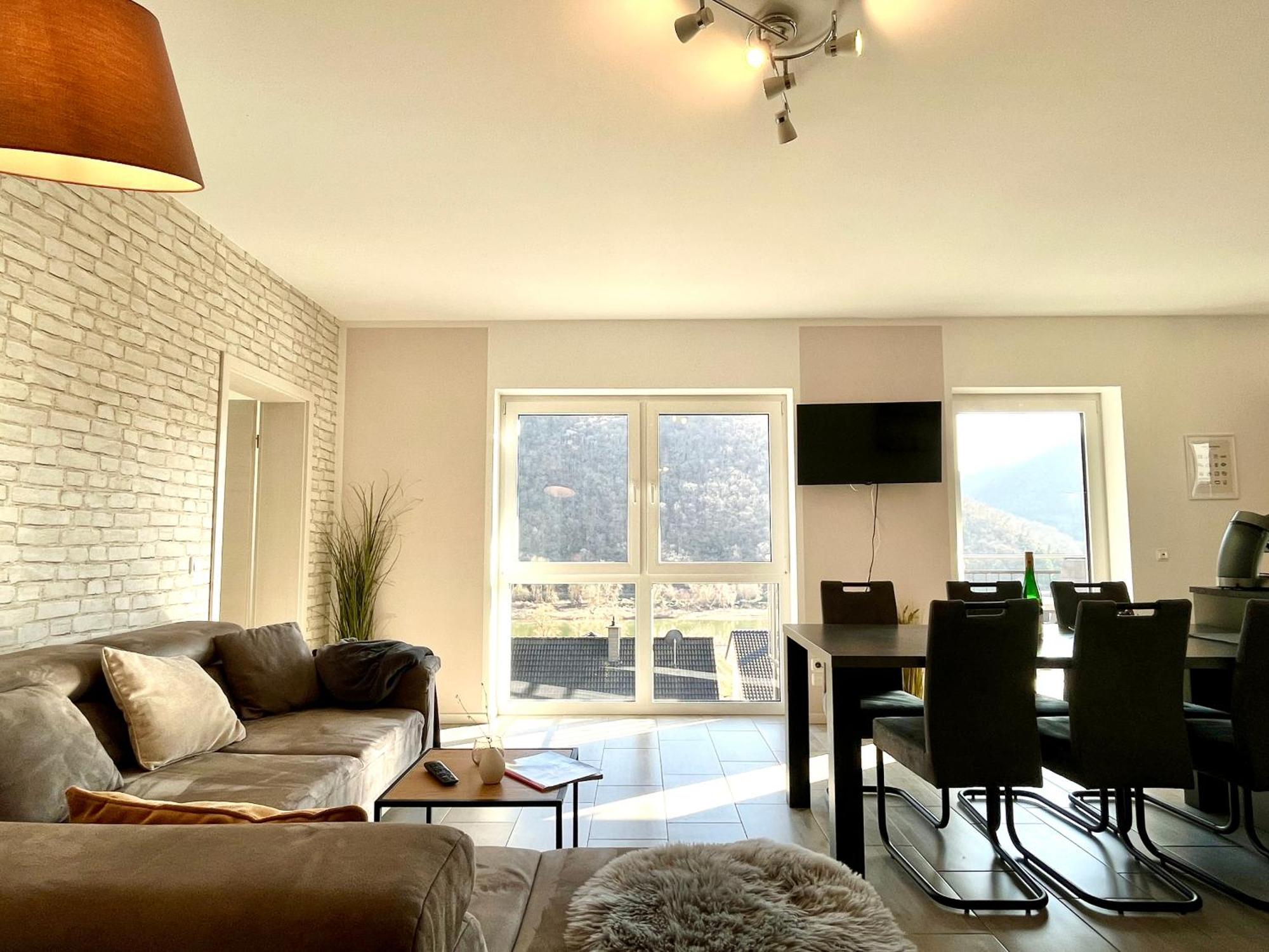 Ferienwohnung Moseltraum, 1-6 Pers, Mit 3 Schlafzimmer Und Panoramabalkon Mueden Екстер'єр фото