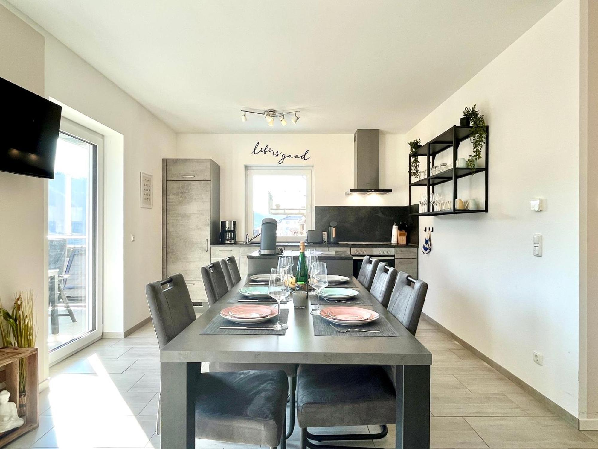 Ferienwohnung Moseltraum, 1-6 Pers, Mit 3 Schlafzimmer Und Panoramabalkon Mueden Екстер'єр фото